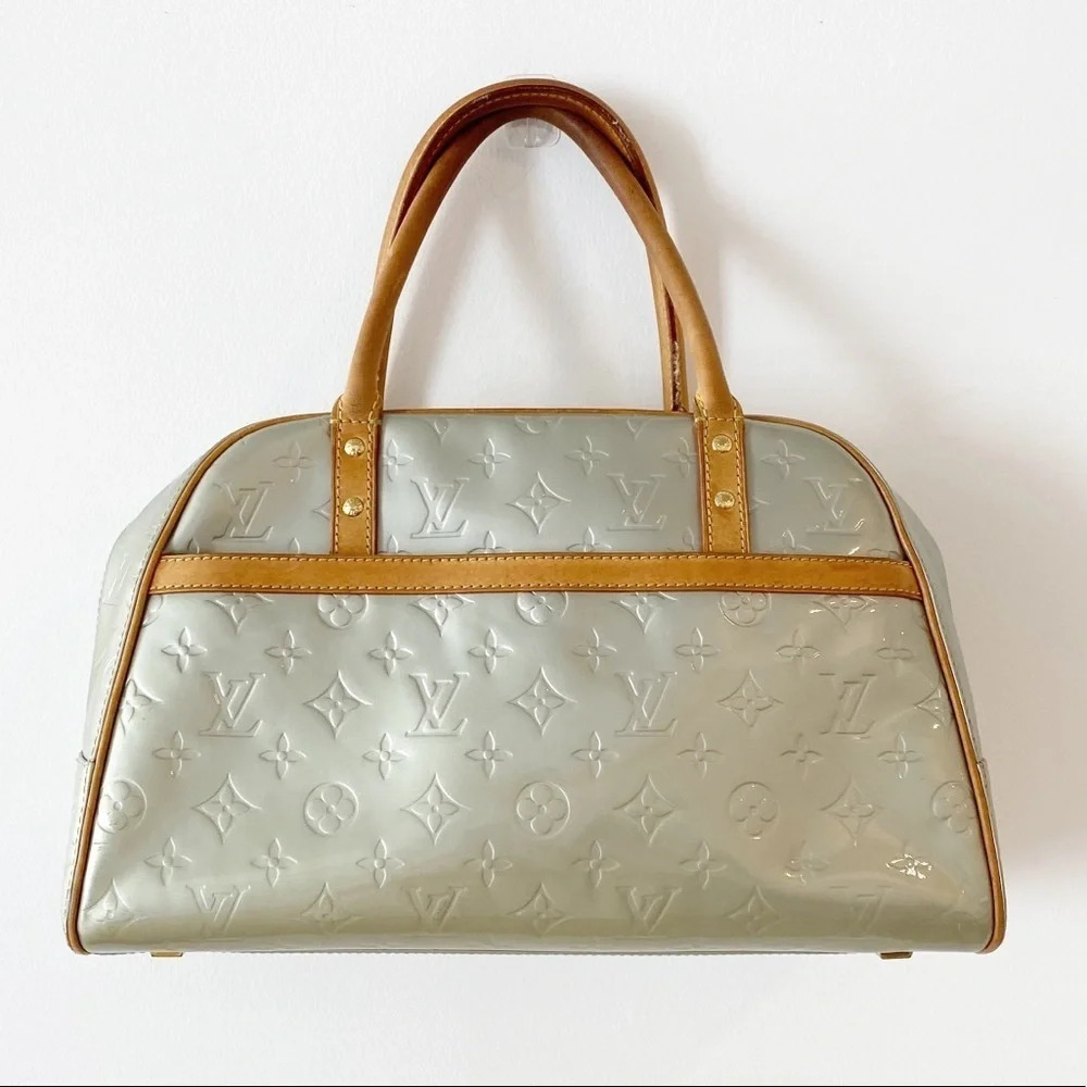 Louis Vuitton Monogram Thompkins Silver Vernis Tote